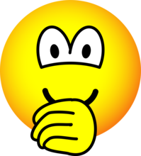 Duim zuigende emoticon